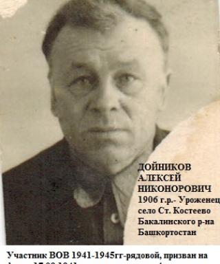 Дойников Алексей Никонорович